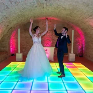 4×4 DJ Disco LED Dance Floor Mat for Dance Studio