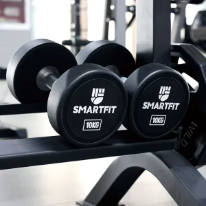 5 220lbs CPU Dumbbells Custom Logo Hand Weights Solid Steel Dumbbell Set