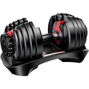 5-52.5 lb Quick-Adjustable Dumbbell Barbell Set for Strength Training