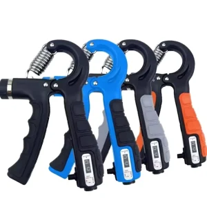 5-60kg Portable Digital Adjustable Hand Grip Strength Trainer for Home Training