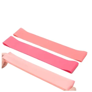 5-Color Natural Latex Exercise Bands 5 Resistance Levels Tear-Resistant Seamless Foldable Design for Full-Body Workouts