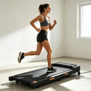 5-Layer Heavy-Duty Electric Treadmill with LED Display for Home Workouts