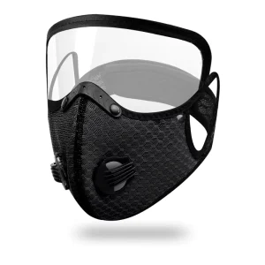 5-Layer Outdoor Cycling Face Mask with Valve and Dust Filter