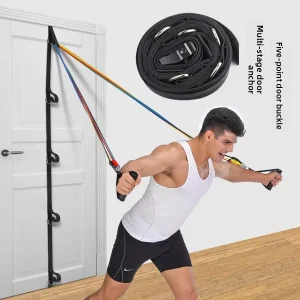 5-Meter Multi-Point Anchor Strap with Door Anchor, Portable