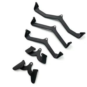 5-Piece Adjustable Steel Cable Machine Accessories Set with Rowing T-Bar and V-Bar Grips