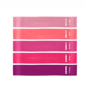 5-Piece Elastic Resistance Band Set for Yoga and Home Fitness