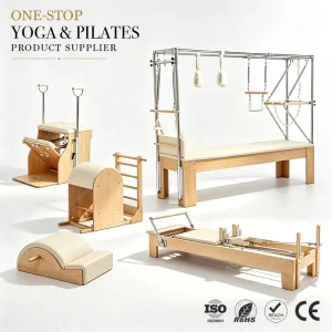 5-Piece Maple Pilates Equipment Set for Core and Full-Body Workouts, Home Gym and Studio Use