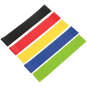 5-Piece Mini Resistance Bands Set with Carry Bag