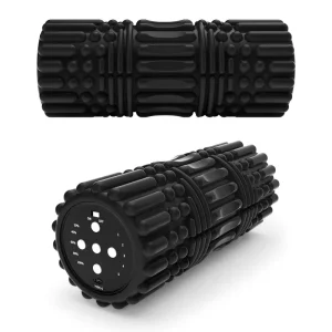 5-Speed Vibrating EVA Foam Roller for Physical Therapy, Exercise, Back Massage, and Muscle Recovery