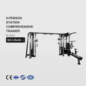 5-Station Commercial Selectorized Cable Crossover Strength Training Equipment
