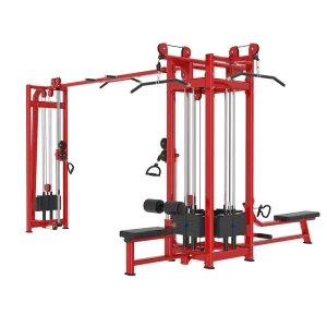 5-Station Steel Gym Equipment with Functional Trainer for Commercial Strength and Fitness Workouts