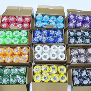 5 cm Non-Woven Elastic Self-Adhesive Bandage for Football Sock Grip and Joint Protection