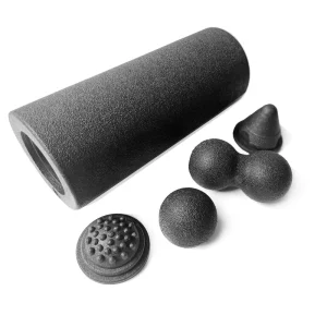 5-in-1 EPP High-Density Firm Fascia Foam Roller Set with Duo Ball Trigger Massager