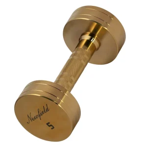 5 kg Golden Dumbbell Set for Women