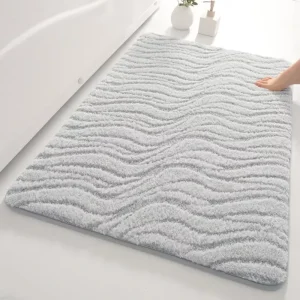 50*80cm Plaid Water-Absorbent Bath Shower Mat Set Door Mats Kitchen Cart Floor Mats for Home Hotel Bathroom Kitchen Rug