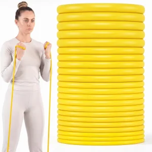 50ft Resistance Tube Roll for Therapy, Pilates, Home Workouts, and Rehabilitation