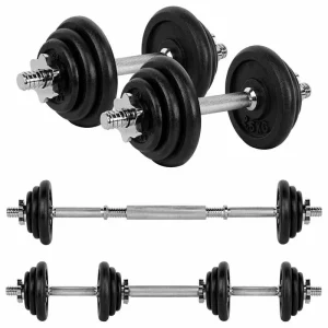 50kg Cast Iron Adjustable Dumbbell Set for Home Gym OEM Fitness Equipment Supplier