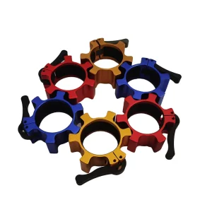 50mm Aluminum Spring Clip Barbell Collars Weightlifting Lock Clamp