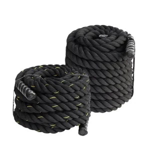 50mm Nylon Custom Battle Rope Strength Training MMA Fighting Fitness Combat Weighted 50ft 100ft Model 1