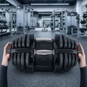 52.5lb Adjustable Cast Iron Dumbbell Weights for Home Use and Bodybuilding