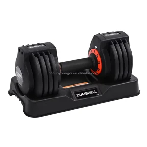 52.5lb Adjustable Dumbbells Weights Set Home Gym Exercise Gear