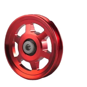 54-140mm OD Wheel Pulley System, Steel, Rubber, ABS and Aluminium, Gym Fitness Accessory