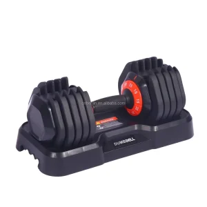 55 Lbs Pair Adjustable Dumbbell Set for Home Exercises