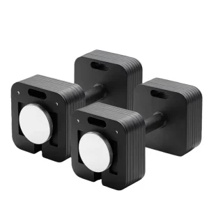 55 lb Adjustable Dumbbell Set with Multi-Stage Adjustment for Strength and Muscle Training