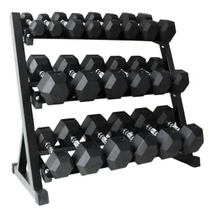 550lbs Cast Iron Gym Dumbbells Rubber Coated Hex Ergonomic Fitness Weights Set Lbs Free Weights