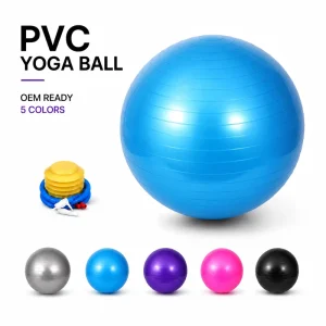 55cm Large Yoga Ball for Pregnancy Fitness, Active Sitting, Balance, and Core Strength Training