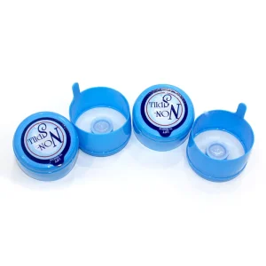 55mm 5 Gallon Drinking Water Bottle Caps Snap-on BPA-Free Non-Spill Leak-Proof PE for Water Cooler Plant OEM