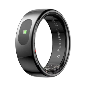 5ATM Smart Ring R08 with Touch Pad Gold Black Silver Chip RTL8762ESF Skin Temperature Remote Control Fitness Tracker