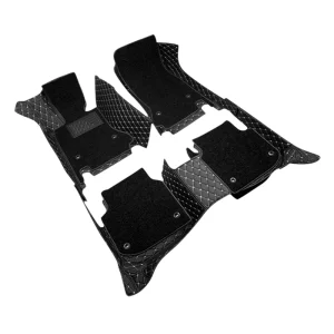 5D Custom-Fit Universal Leather Car Floor Liners Waterproof Anti-Slip