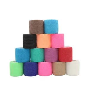 5cm Cohesive Bandage Sports Tape Self-Adherent Finger Hand Guard Wrist Support Wrap Ankle Strap Grip Sock Football Boxing Hockey