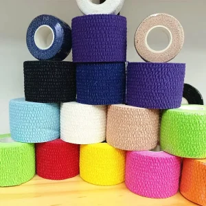 5cm Fitness Sports EAB Tape Athletic Weightlifting Light Elastic Cotton Adhesive Thumb Bandage Hook Grips Hand Wrist Wraps Gym