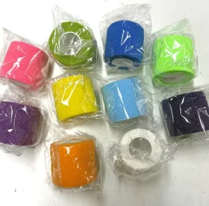 5cm x 4.5m Polyester Cohesive Bandage Tape, Soft Self-Adhering Hypoallergenic, for Soccer Football Wrist Support