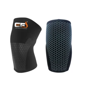 5mm Neoprene Knee Sleeves Compression Braces with Non-Slip Silicone for Weightlifting Basketball Gym