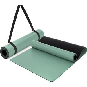 5mm PU Nonslip Yoga Mat with Carrying Strap and Bag