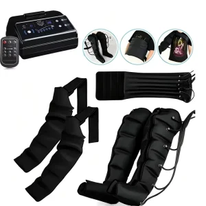 6-Chamber Air Compression Therapy System Leg Massager for Circulation and Recovery