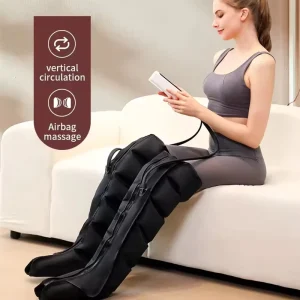 6 Chambers Leg Massager Machine Therapy Boots Relax Leg Recovery Airbag Massage Air Compression Full Leg Massager