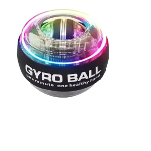 6-Color RPM-Adjustable Lightweight ABS Wrist Gyro Ball for Strength Training and Home Use