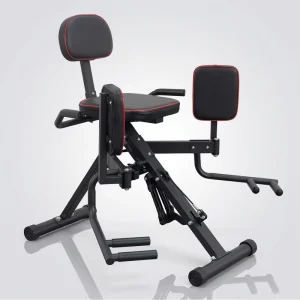 6-Level Adjustable Hip Abduction Machine with Steel Frame, 150 kg Capacity for Home Gym