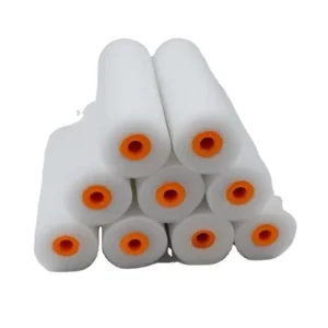 6 Piece Mini Foam Roller Set Sponge Paint Rollers and Brush Kit for Crafts Furniture and Walls