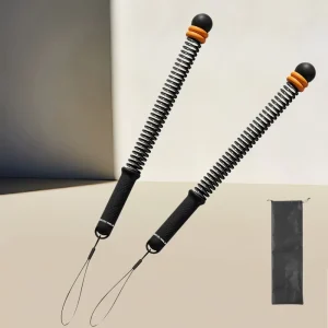 6 Portable Steel Battle Ropes 60mm Diameter Ropeless Design for Arm Toning and Cardio Strength Training