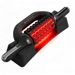 6-Speed Rolling Percussive Massager with Red Light Therapy