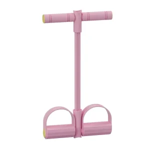 6-Tube Foot Pedal Resistance Band with Non-Slip EVA Handles