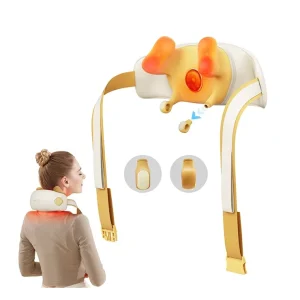 6-Wheel 4D Neck Massager with Wireless Remote Control for Foot Spa and Body Use