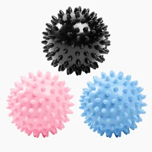 6.5cm PVC Hedgehog Massage Ball and Fascia Muscle Roller for Foot, Back, Neck and Shoulder Recovery