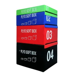 60kg Stackable Foam Soft 4-in-1 Plyo Jump Box Set for Jump Training