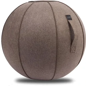 65cm Sitting Ball Chair for Office Home Pilates Exercise Yoga Ball with Cover for Home Offices Balance Training Yoga Ball